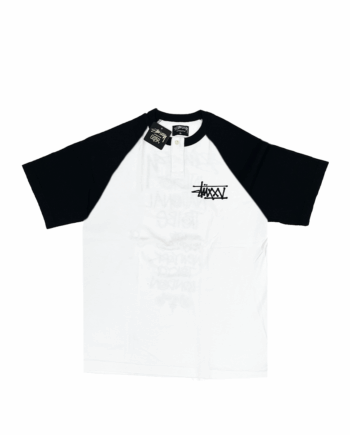 Stussy International Henley Tee White / Black 114495_WHB