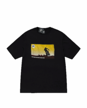 Stussy “Motocross Rider” Tee Black 1902444_BLK