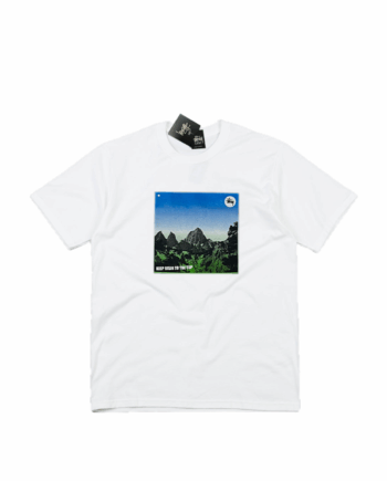 Stussy Keep Risin’ to the Top Tee White 1902450_WHT