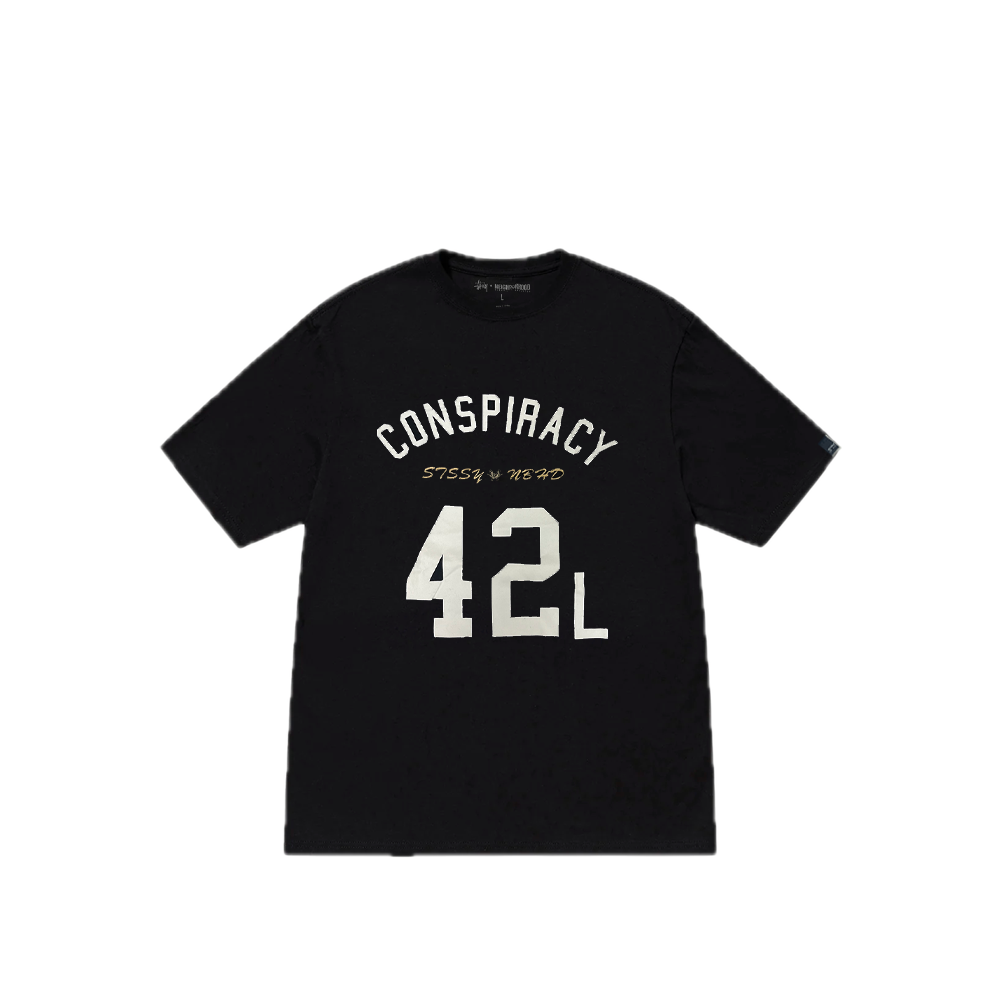 Stussy x Neighborhood Conspiracy T-Shirt Black 0900021_BLK