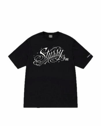 Stussy x Neighborhood Boneyards Calligraphy T-Shirt Black 1901919_BLK