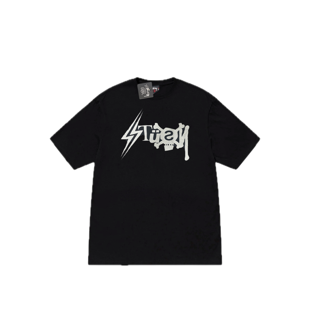 Stussy "Kostas" T-Shirt Black / White 1902356_BLK