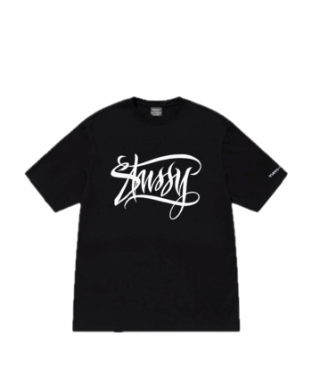 Stussy x Neighborhood Calligraphy Logo T-Shirt Black / White 1907456_BLK