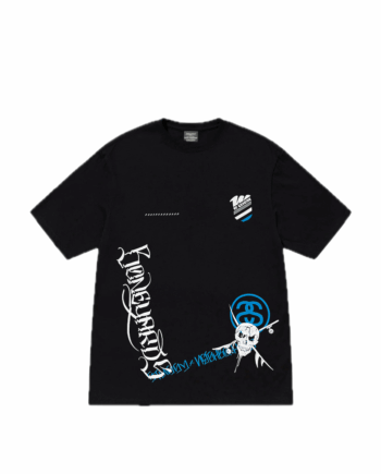 Stussy x Neighborhood Skull Graffiti T-Shirt Black 1907459_BLK