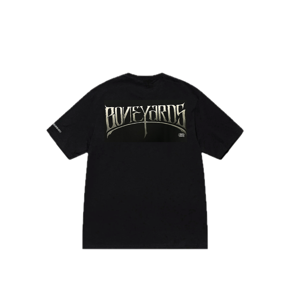 Stussy x Neighborhood Gothic Logo T-Shirt Black 1901920_BLK