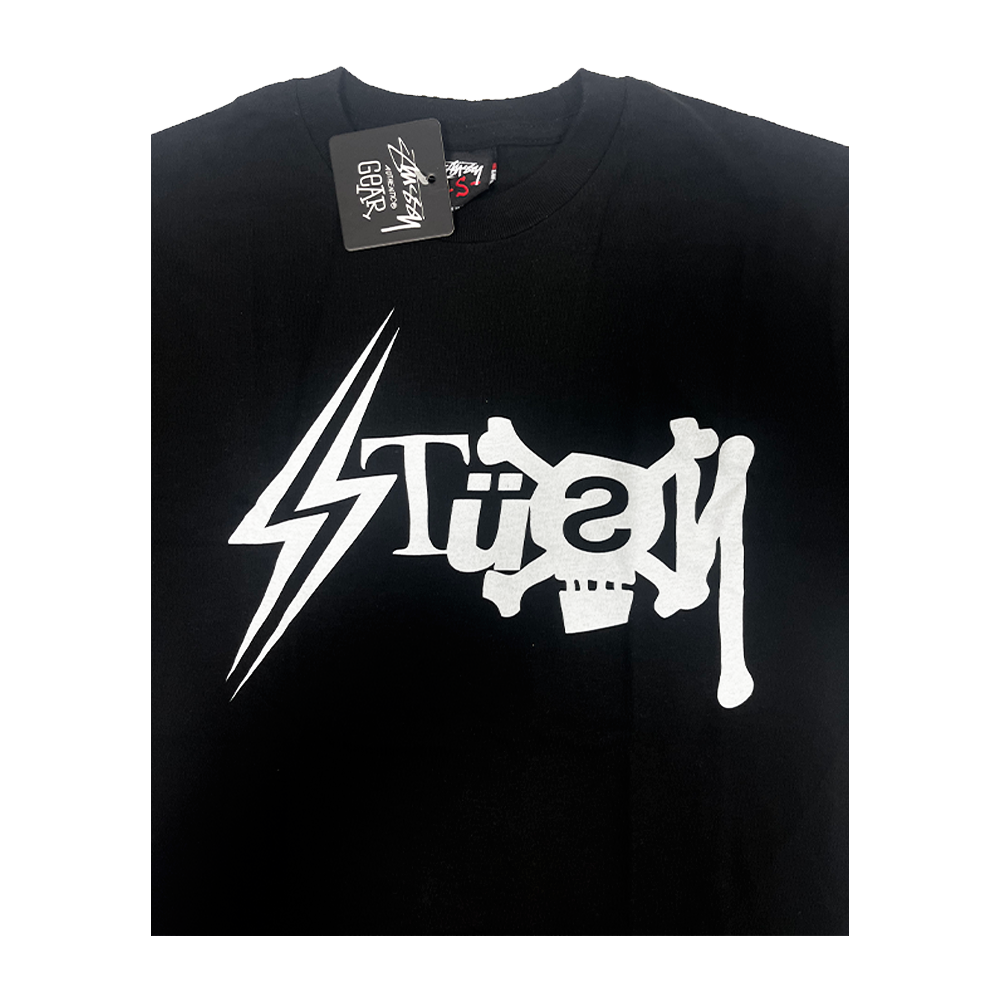 Stussy "Kostas" T-Shirt Black / White 1902356_BLK