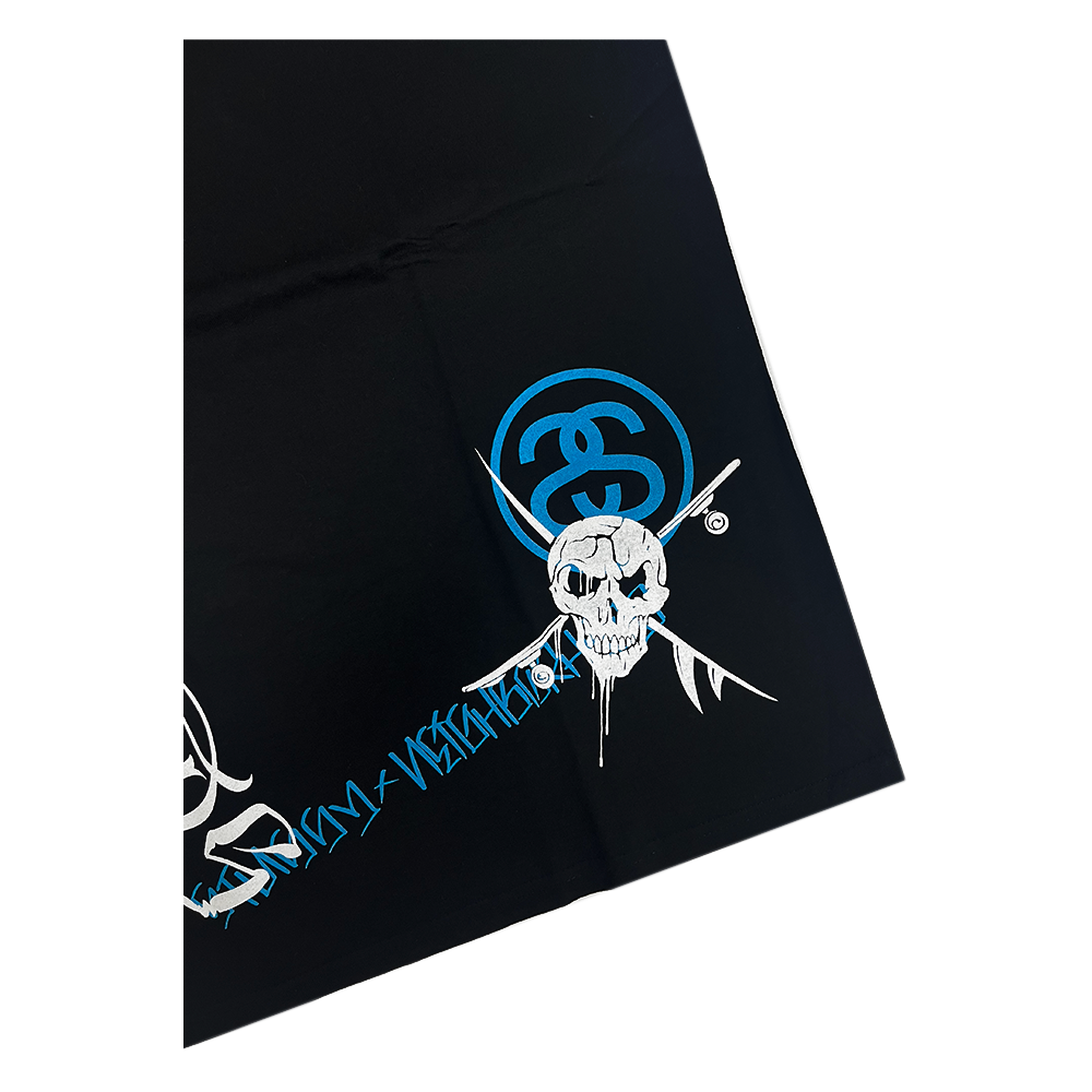 Stussy x Neighborhood Skull Graffiti T-Shirt Black 1907459_BLK