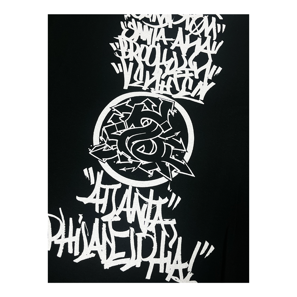 Stussy Customade World Tour T-Shirt Black / White SDSC1501999