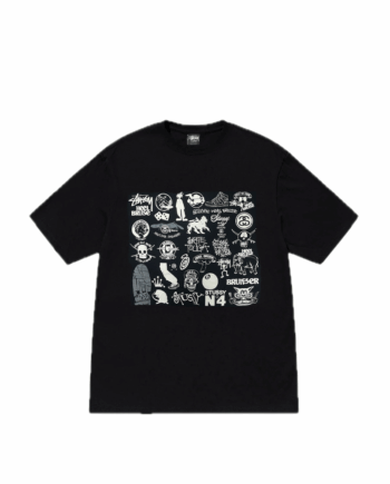 Stussy x Heel Bruise Logo Collage T-Shirt Black / White 365361802