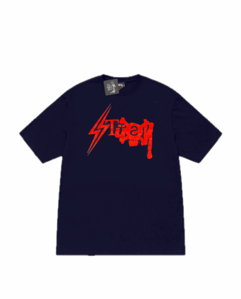 Stussy "Kostas" T-Shirt Blue / Red 1902356_BLR