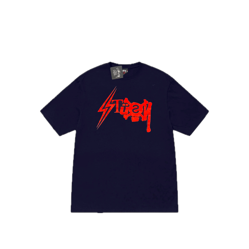 Stussy "Kostas" T-Shirt Blue / Red 1902356_BLR