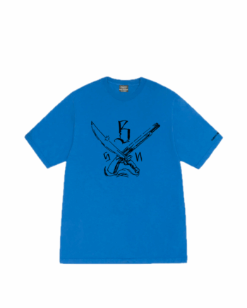 Stussy x Neighborhood Swords Logo T-Shirt Blue 0907534_BLE