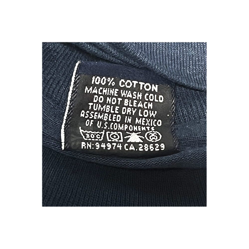 Stussy Customade x Chaz Bojórquez World Tour T-Shirt Navy / White SDSC1551799