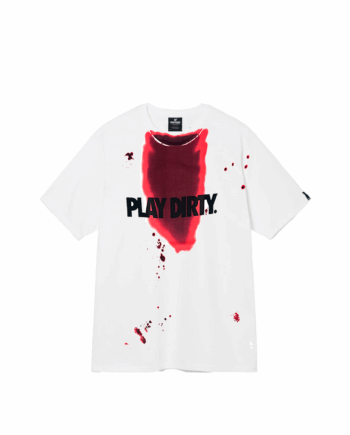 Undefeated Play Dirty Blood Tee White 5900780_WHT