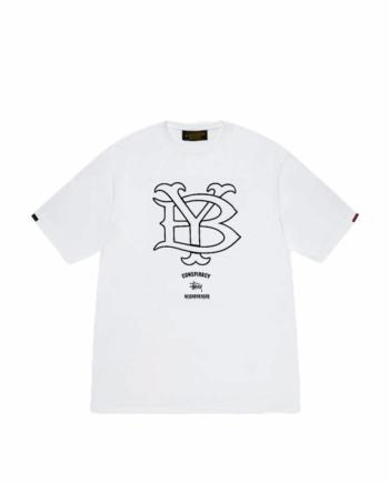Stussy x Neighborhood Boneyards Conspiracy T-Shirt White / Black 1923456_WHT