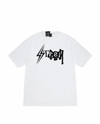 Stussy "Kostas" T-Shirt White / Black 1902356_WHT
