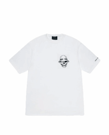 Stussy x Neighborhood Skull Logo T-Shirt White 0907534_WHT