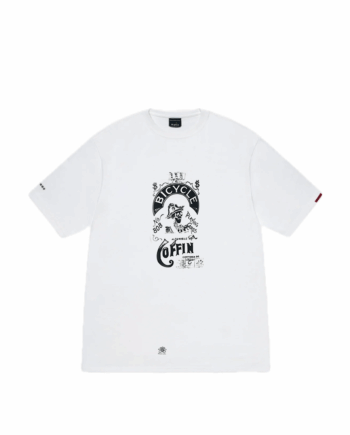 Neighborhood Smlx Coffin Bicycle T-Shirt White NH-COFFIN-808