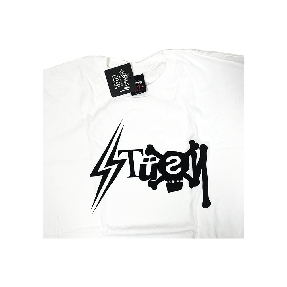 Stussy "Kostas" T-Shirt White / Black 1902356_WHT
