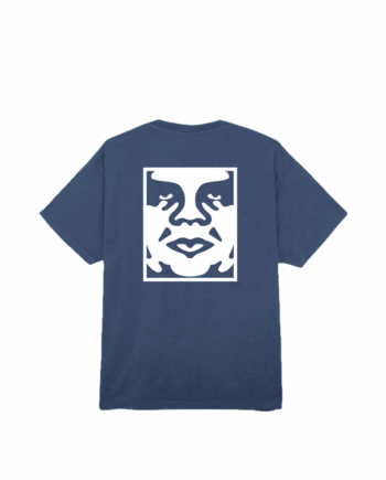 Obey Bold Icon Face Tee Pigment Dark Denim 167924099_PDK