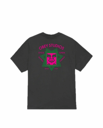 Obey Visual Studies Tee Vintage Black 165264232_VBL