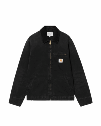 Carhartt WIP OG Detroit Jacket Black / Black (Stone Canvas) I035614_10I_4O