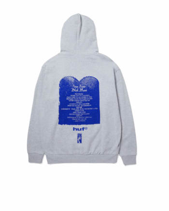 Huf Black Moses Heavyweight Pullover Hoodie Ash PF00792_ASH