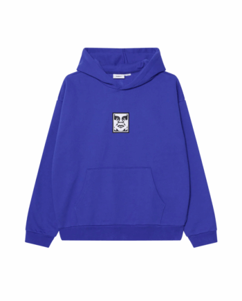 Obey Icon Extra Heavy Pullover Hood II Dazzling Blue 112470196_BLE