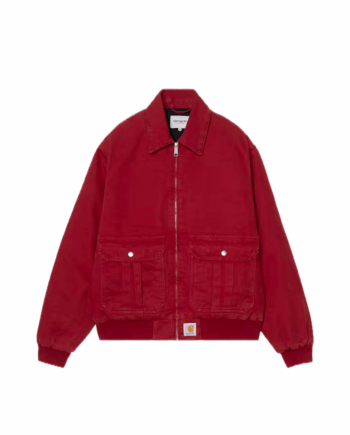 Carhartt Wip Stanton Jacket Scarlet (Stone washed) I035617_H8_06