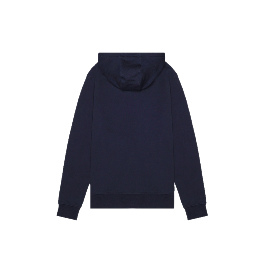 Aquascutum Big Logo Hoodie fleece Navy AW_ICON_SW003