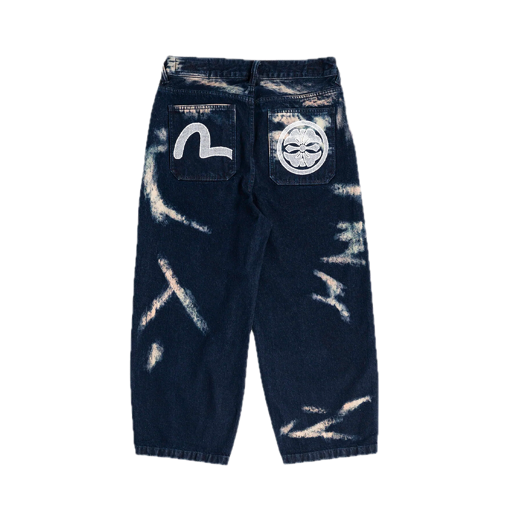 Evisu Dye Jeans Printed Seagull Indigo 2EAHTM5JE1057BLDN