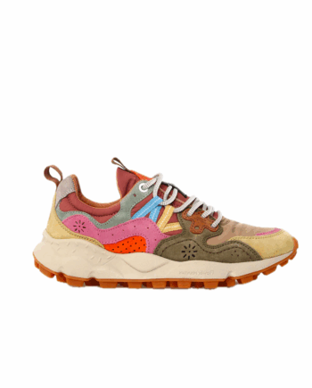 Flower Mountain W' Yamano 3 Suede Nylon Light Cream / Military Pink 0012017817-01-1E93