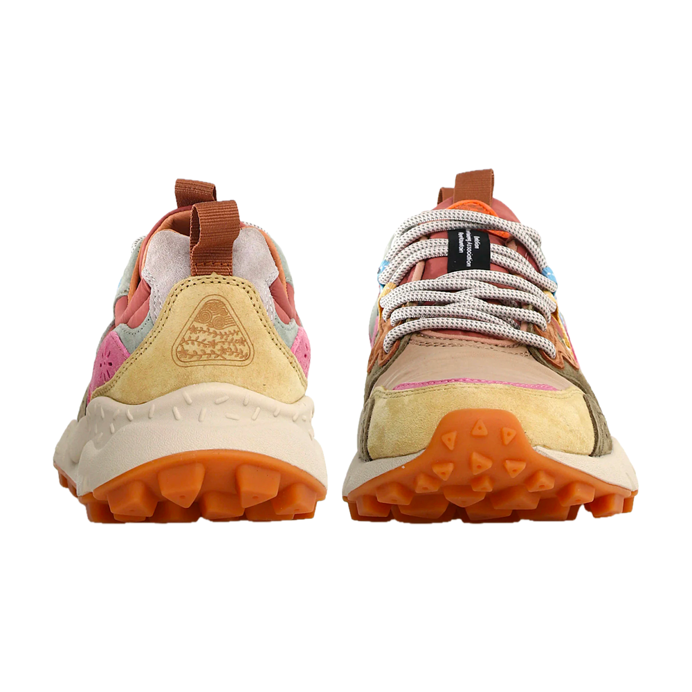Flower Mountain W' Yamano 3 Suede Nylon Light Cream / Military Pink 0012017817-01-1E93
