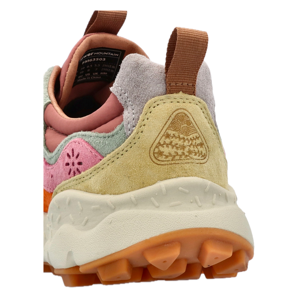 Flower Mountain W' Yamano 3 Suede Nylon Light Cream / Military Pink 0012017817-01-1E93