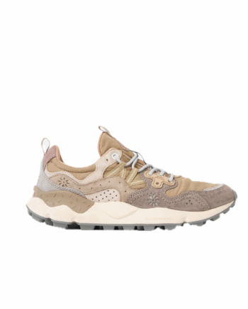 Flower Mountain M' Yamano 3 Suede Nylon Grey Mud / Off White 0012017816-01-1B31