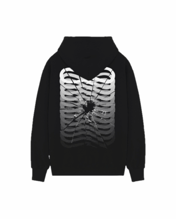 Propaganda Ribs Glass Hoodie Black 25FWPRFE467