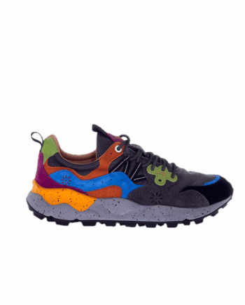 Flower Mountain M' Yamano 3 Suede Nylon Black / Anthracite / Deep Blue 2017816-53-1A01