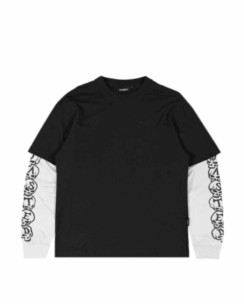Wasted Age Bury T-shirt Black / White 117153_BLW