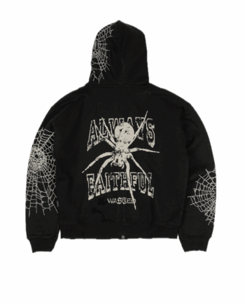 Wasted Paris Authentic Zip Hoodie Black 153319_BLK