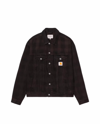 Carhartt Wip Everson Trucker Jacket Everson Print / Black / Palisander (Garment dyed) I036266_3HV_GD