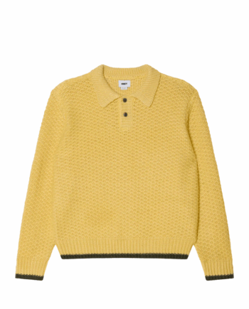 Obey Loreto Polo Sweater Straw Multi 151000114_SRW