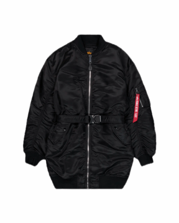 Alpha Industries MA-1 Coat Bomber Jacket Women Black 258011/03