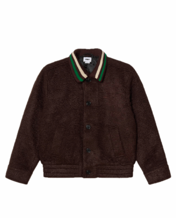 Obey Arden Blouson Fleece Jacket Java Brown 121800603_BRW
