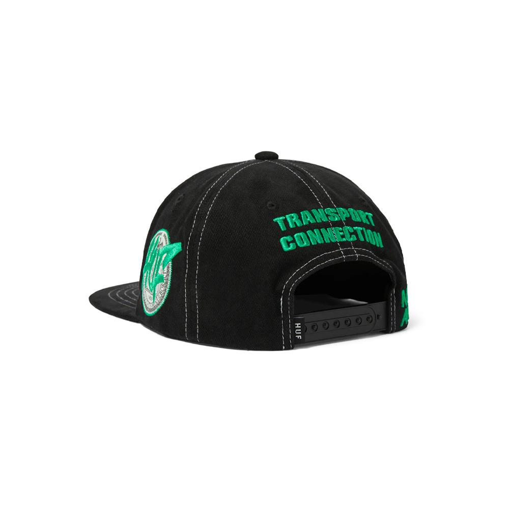 Huf Transport Connection Snapback Black HT00886_BLK