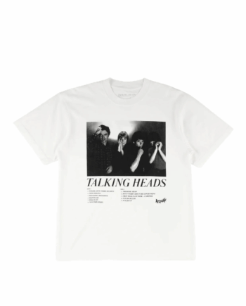 Talking Heads x Welcome Track List T-Shirt White THQRTWHT-002