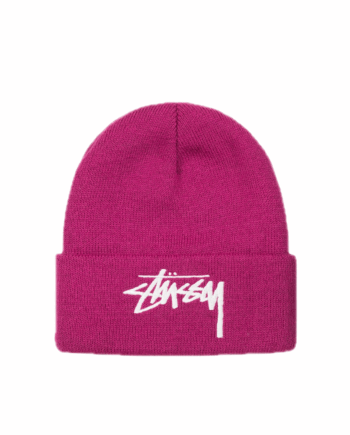 Stussy Big Stock Cuff Beanie Plum 1321144_PLM
