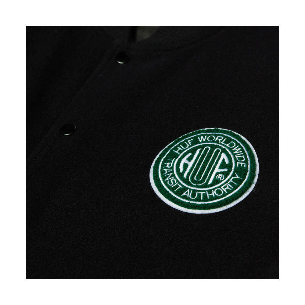 Huf Global Transit Varsity Jacket Navy JK00476_NVY