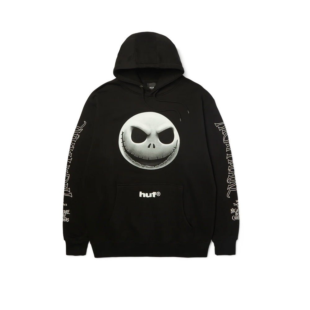 Huf x Nightmare Before Christmas Jack Skellington Hoodie Black PF00851_BLK