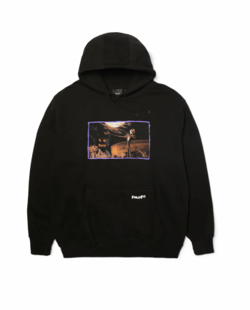Huf x Nightmare Before Christmas Christmas Jack Town Meeting Hoodie Black PF00852_BLK