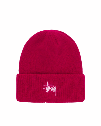 Stussy Basic Cuff Beanie Magenta 1321019_MGT